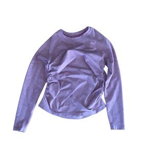 Figs Seamless Mauve Long Sleeve Top SZ M